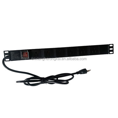 8 voies 20A Commutateur à double rupture American Standard Power Socket PDU pour la distribution électrique