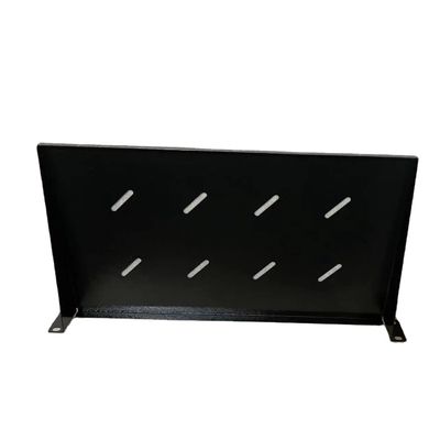 SPCC plateau de clavier ventilé en acier laminé à froid 1U pour plateau de communication monté sur rack