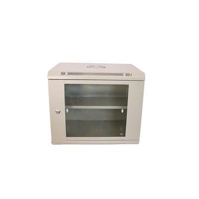SPCC Monture murale en acier laminé à froid Serveur réseau 450*530*400 Porte en verre trempé