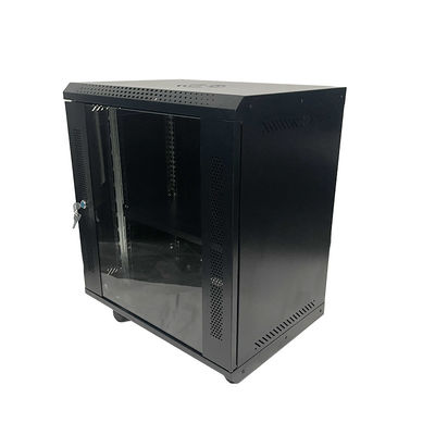12U monté sur le mur double section Serveur standard Armoire à support Deux clés de verrouillage incluses