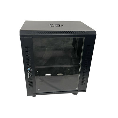 12U monté sur le mur double section Serveur standard Armoire à support Deux clés de verrouillage incluses
