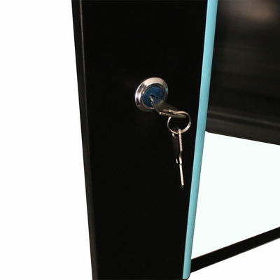 Salle de serveurs 9u Monture murale Serveur rack avec porte en verre de conception 19 pouces armoires réseau