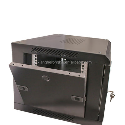 Console de surveillance des stocks Armoire en treillis métallique pour salle de serveur 6U PC mural ouvert