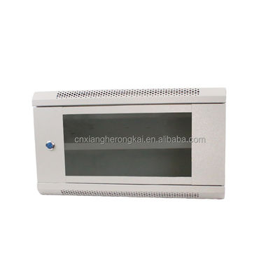 Armoire de support de serveur standard 14U pour télécommunications, conception ouverte et étagère de moniteur