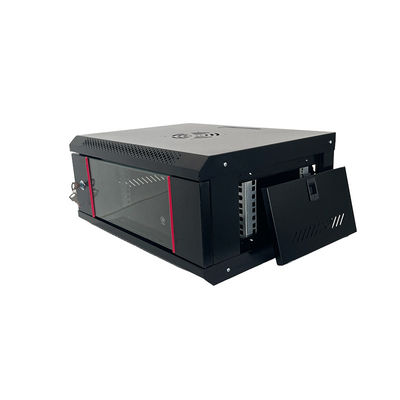 Serveur OEM SPCC en acier laminé à froid Armoire de réseau 4u montée sur le mur avec ventilateur pour le centre de données