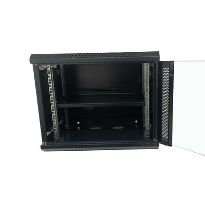 SPCC en acier laminé à froid 19 pouces étagère d'armoire réseau pour organisation de réseau durable