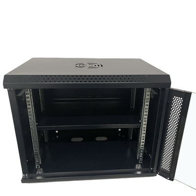 SPCC en acier laminé à froid 19 pouces étagère d'armoire réseau pour organisation de réseau durable