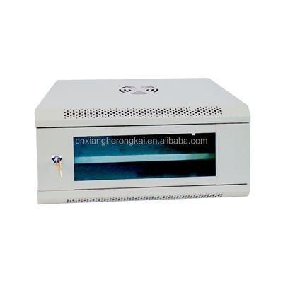 OEM 4U Serveur Rack Cabinet 19 pouces Parement monté SPCC réseau en acier laminé à froid Cabinet