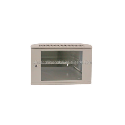 9U Monture murale réseau Serveur rack avec porte en verre durci Armoire de serveur standard