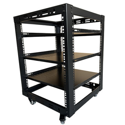 12u Serveur Rack Double Rivet Étagère 19' Rack monture Rack avec SPCC acier laminé à froid