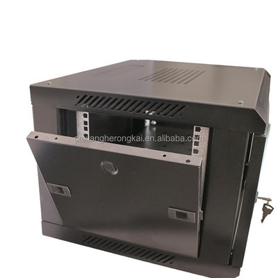 SPCC en acier laminé à froid 6U Armoire murale pour commutateur réseau 350*600*450 Structure