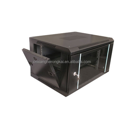 SPCC en acier laminé à froid 6U Armoire murale pour commutateur réseau 350*600*450 Structure