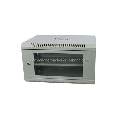 Étagère de serveur réseau standard de 19 pouces 6U montée sur le mur en acier laminé à froid SPCC