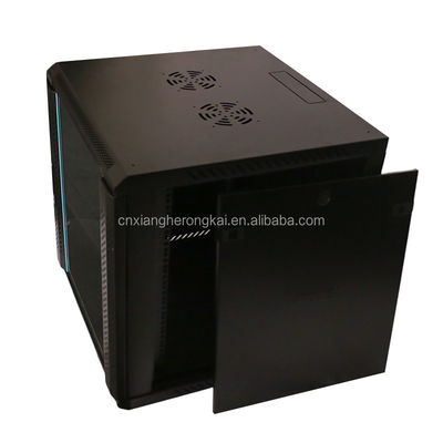 Monture murale 19 pouces Armoire de support de réseau noir pour salle de serveur Standard Autre modèle