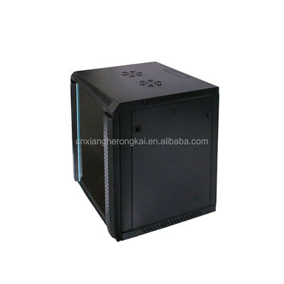 Monture murale 19 pouces Armoire de support de réseau noir pour salle de serveur Standard Autre modèle