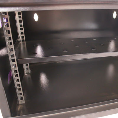 Armoires de rangement de 19 pouces avec porte de verre SPCC service OEM en acier laminé à froid